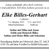 Billles Elke 1975-2015 Todesanzeige